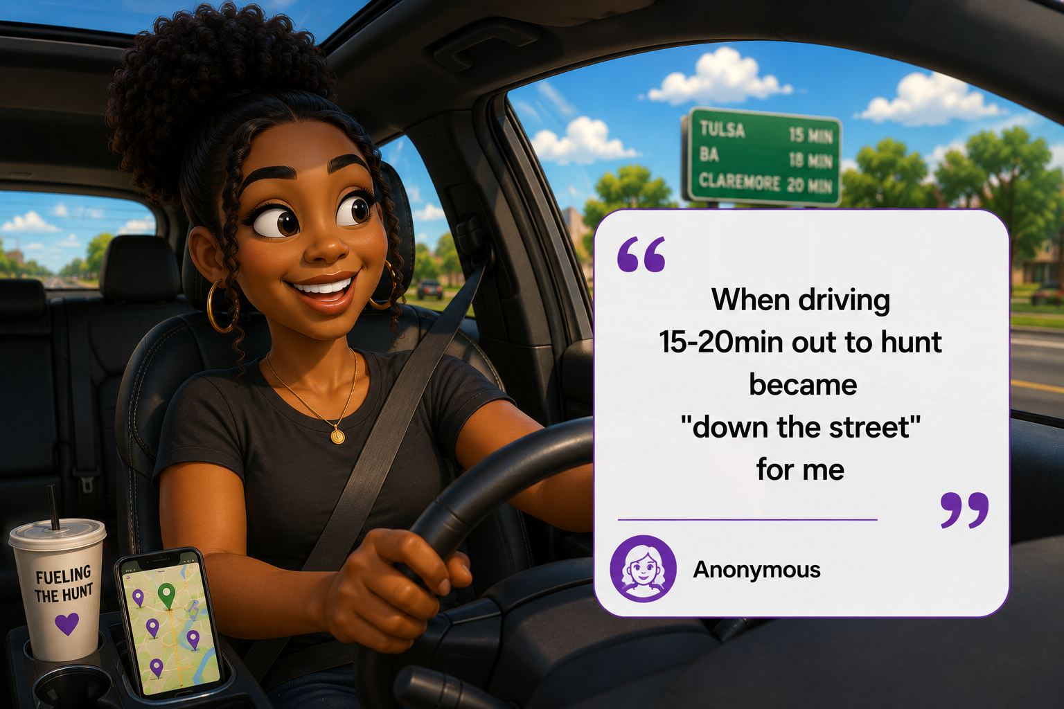 Driving to adventure and memories